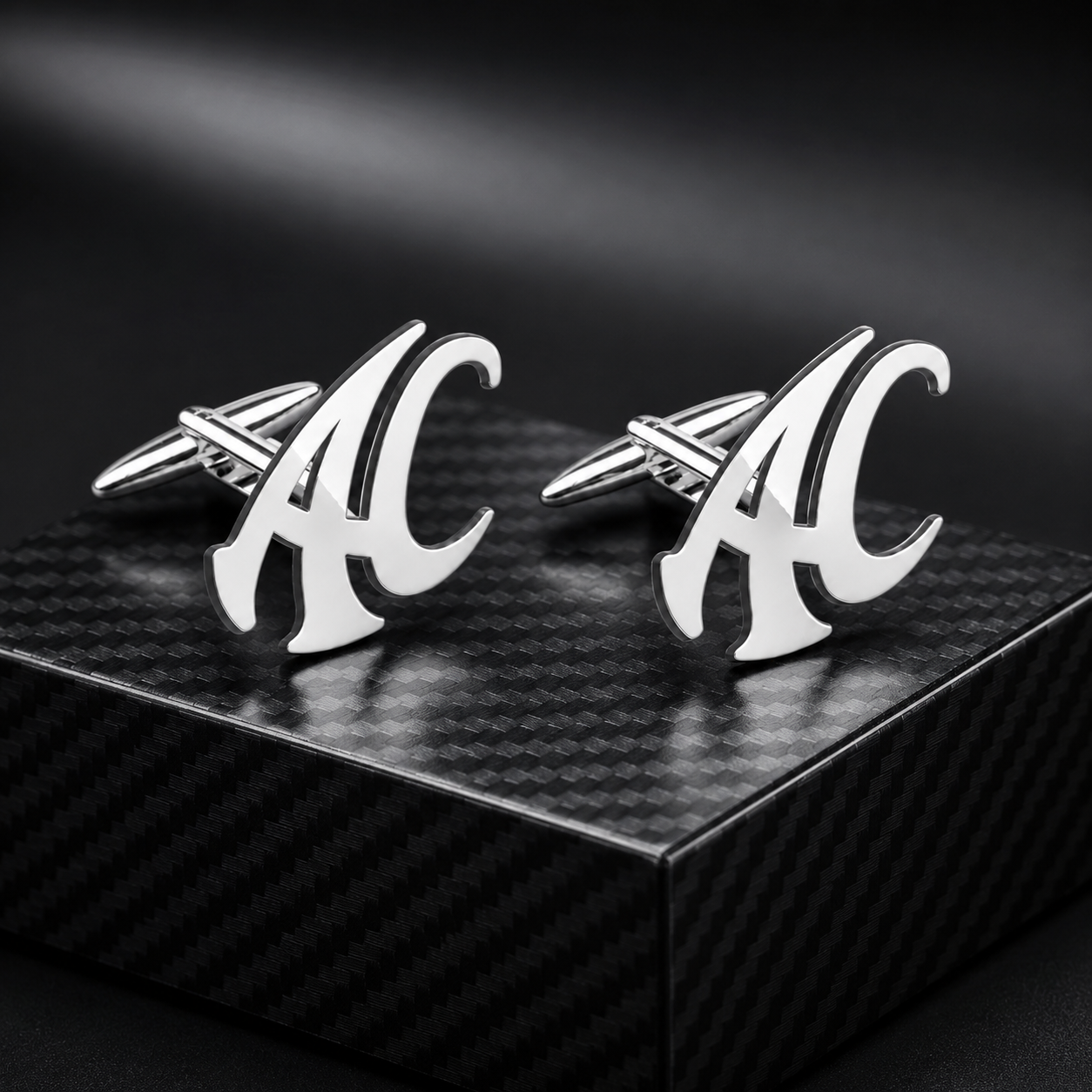 CUFFLINKS LOGO SILVER