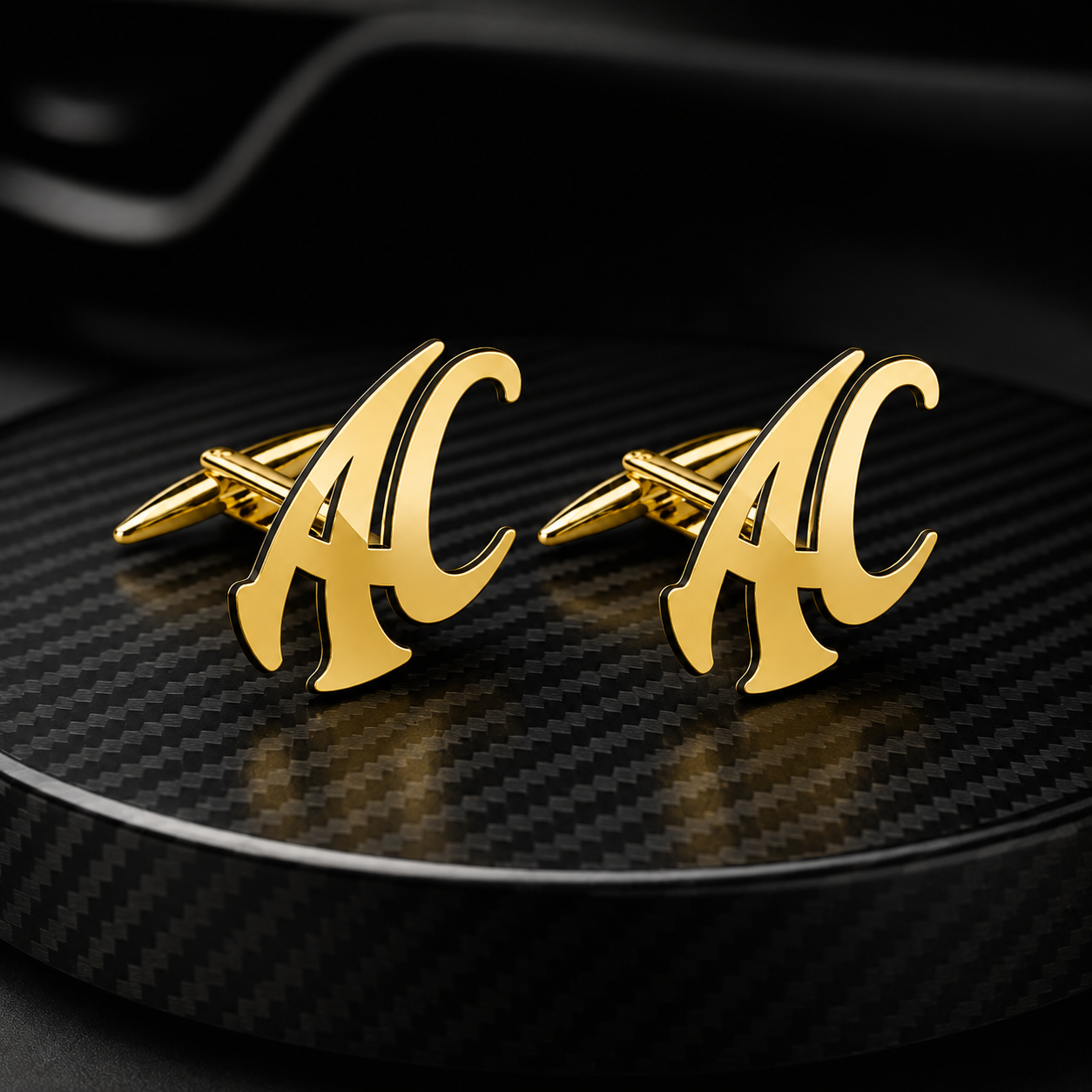 CUFFLINKS LOGO GOLD