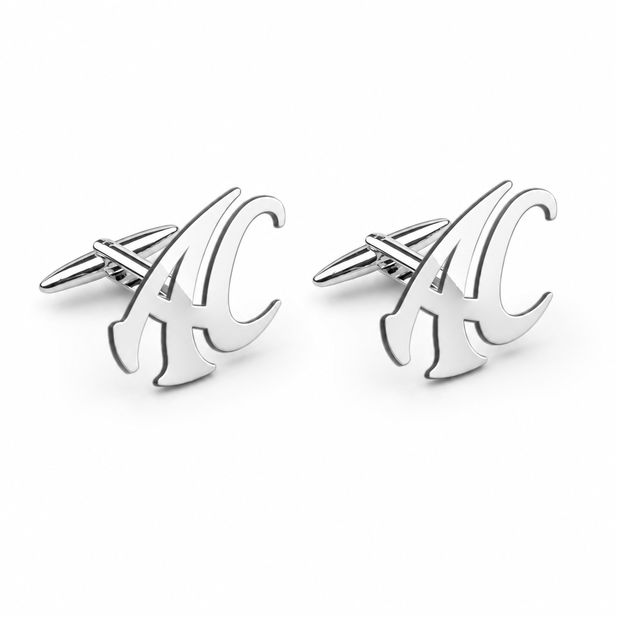 CUFFLINKS LOGO SILVER