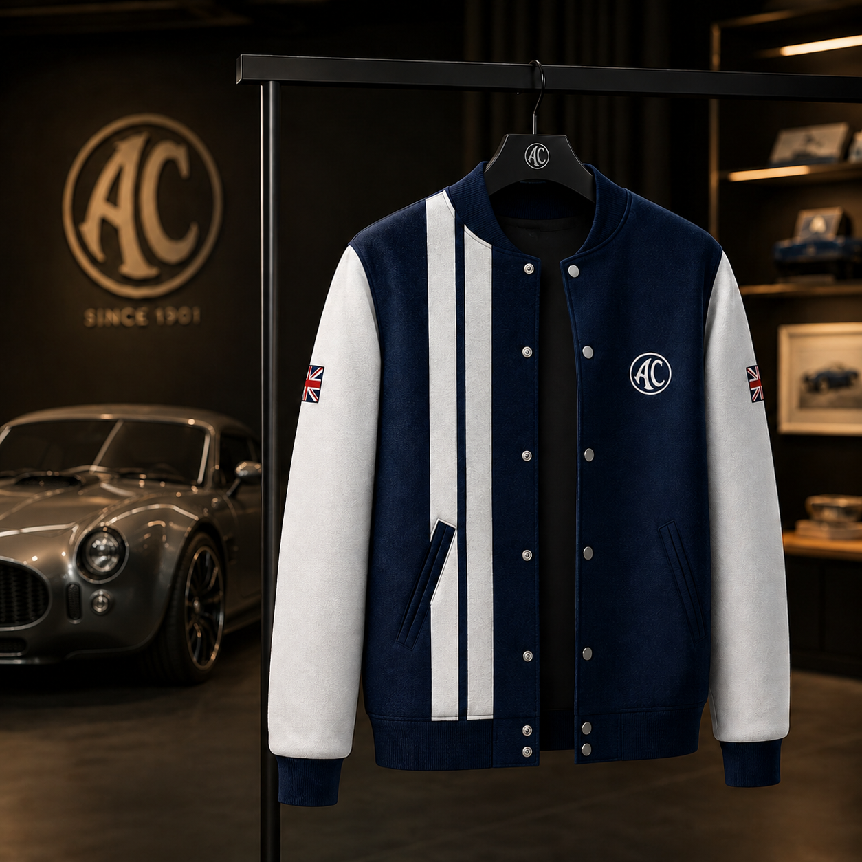 VARSITY JACKET STRIPED