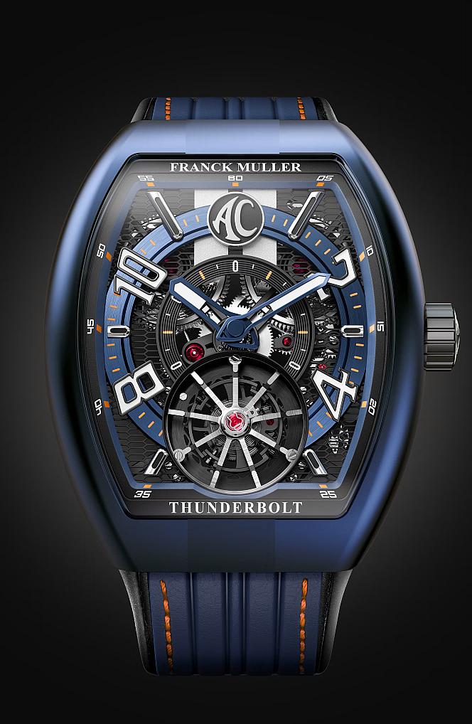 Franck Muller Thunderbolt × AC Cars – dial