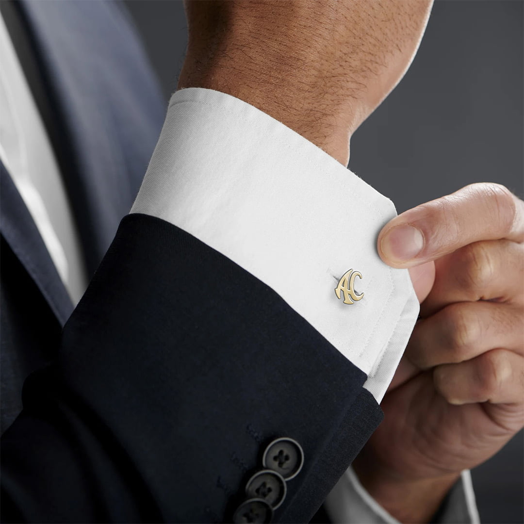 CUFFLINKS LOGO GOLD
