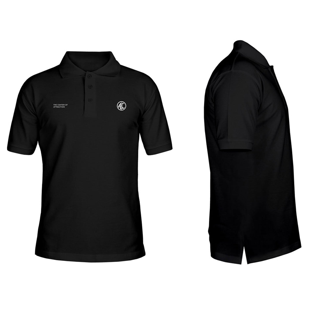 POLO WITH LOGO BLACK