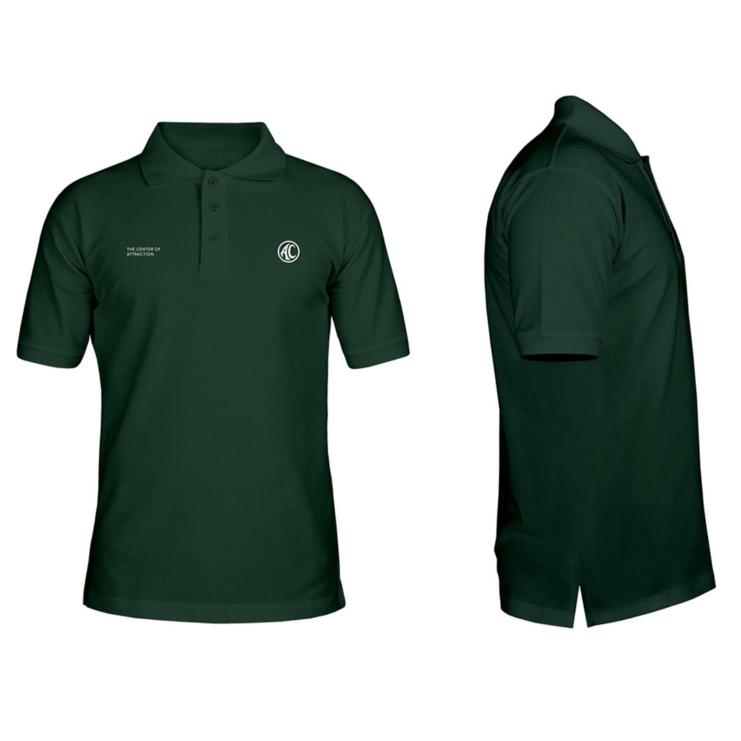 POLO WITH LOGO AC GREEN