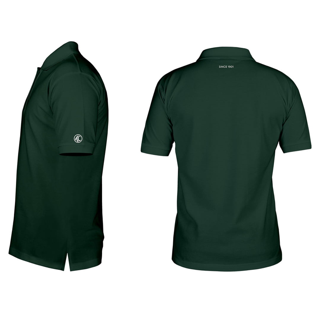 POLO WITH LOGO AC GREEN